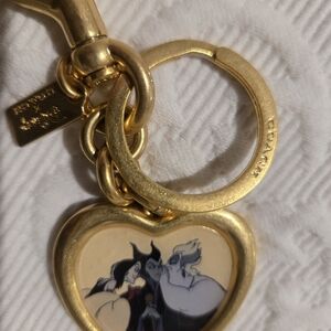 Coach Disney villains keychain